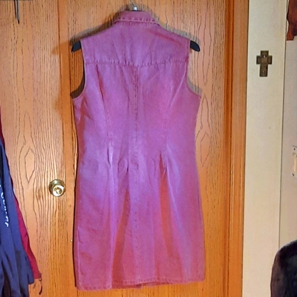 Vintage Newport News Jeanology Collection Purple Denium Dress - Picture 4 of 12